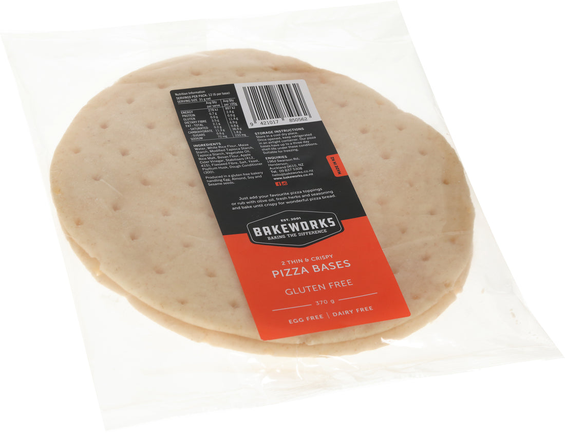 Plain Pizza 10" Base - 2 Pack 370g