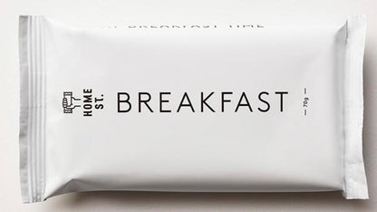Packaging for BAR NONE Breakfast cereal bar, displaying the product name &