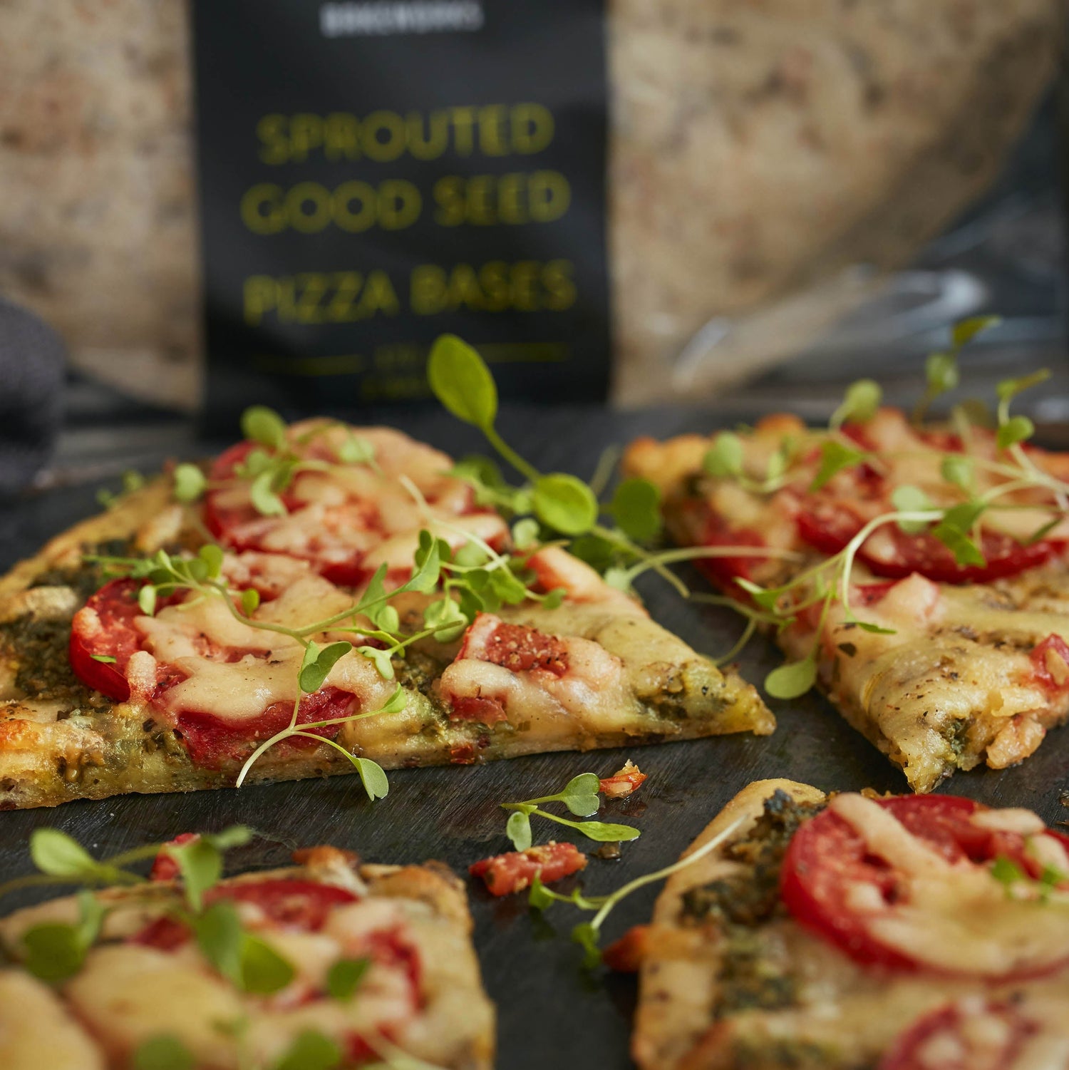 Home St. Sprouted Pizza Base 10" - 2 pack 370g